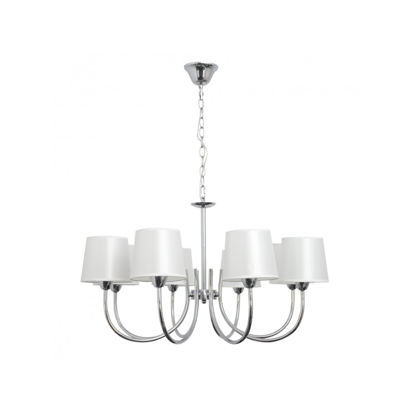 Lámpara Guadalajara 8xE14 cromo Fabrilamp